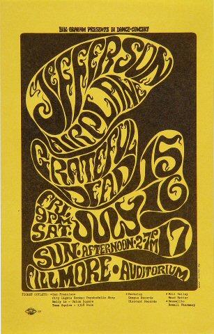 Jefferson Airplane Handbill