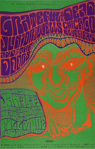 Grateful Dead Vintage Concert Poster from Fillmore