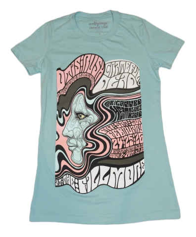 Grateful Dead Women's T-Shirt from Fillmore Auditorium, Feb 24, 1967 at ...
