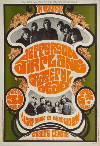 Jefferson Airplane Vintage Concert Poster from Winterland Jefferson Airplane Vintage Concert Poster from Winterland