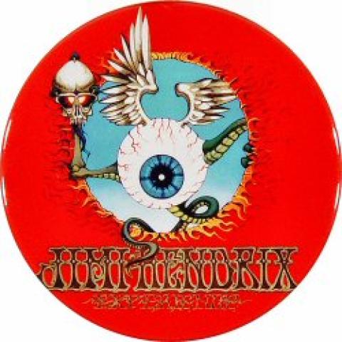 Jimi Hendrix Experience Pin from Fillmore East, May 10, 1968