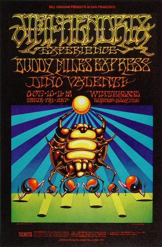 Jimi Hendrix Experience Vintage Concert Poster from Fillmore