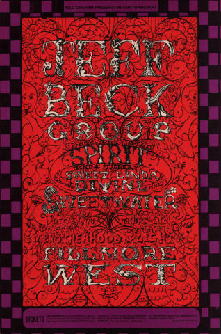 Jeff Beck Group Postcard