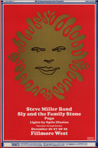 Steve Miller Band ドゥービー コンサート ポスター Steve Miller Band ドゥービー コンサート ポスター