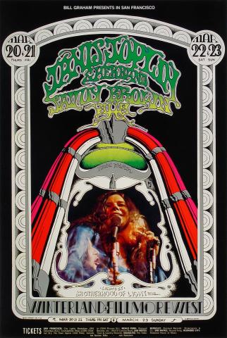 Janis high quality joplin poster