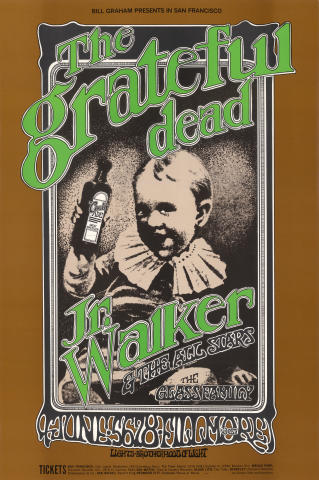 Grateful Dead Handbill ヴィンテージ ポストカード Grateful Dead Handbill ヴィンテージ ポストカード Grateful