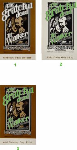 Grateful Dead Handbill ヴィンテージ ポストカード Grateful Dead Vintage Concert Handbill from Fillmore