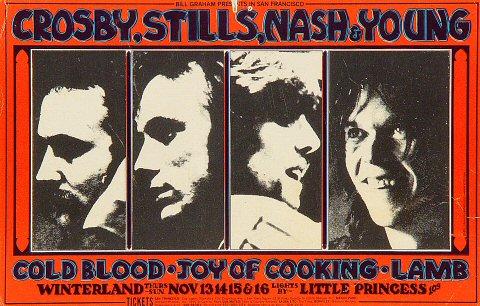 Crosby, Stills, Nash & Young Postcard