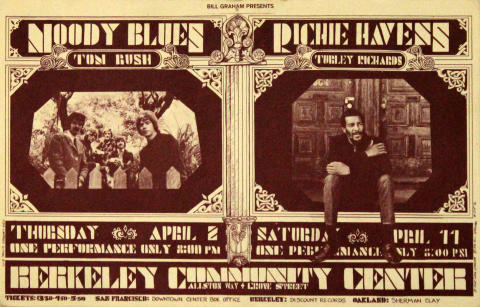 The Moody Blues Handbill