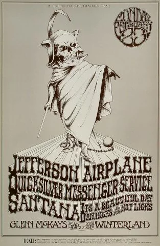Jefferson Cybership Concert Poster 1995 FD/ID-2 Maritime Hall