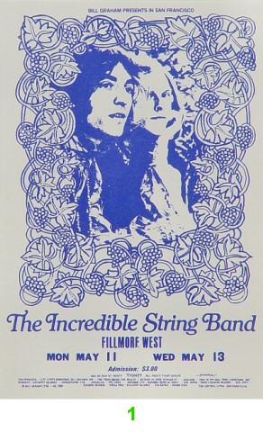 The Incredible String Band Vintage Ticket