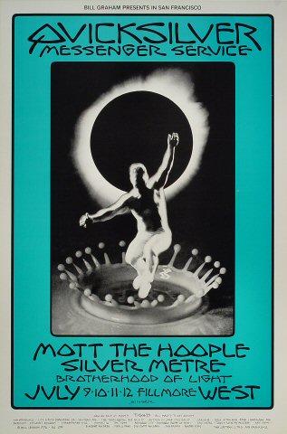 ワーナー・ゴールデン・シングルス 1965-1970 Quicksilver Messenger Service Vintage Concert Poster from Fillmore