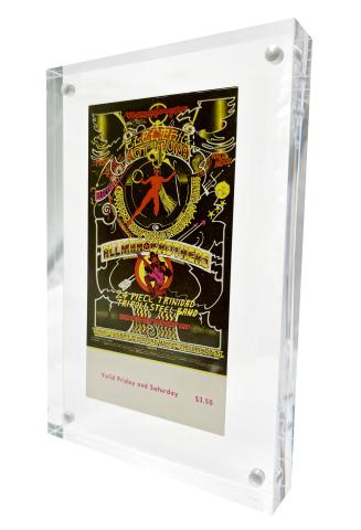 The Allman Brothers Band Framed Vintage Ticket