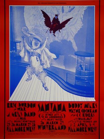 Eric Burdon & War Handbill