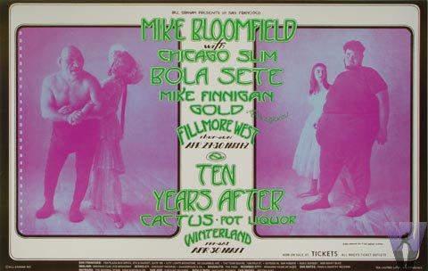 Mike Bloomfield Postcard