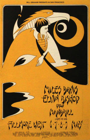Miles Davis Handbill