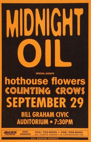 Midnight Oil Poster