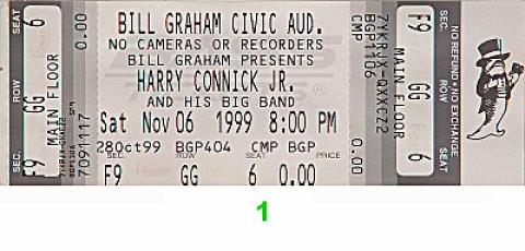 Harry Connick Jr. Vintage Ticket