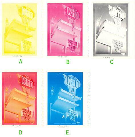 The Who Vintage Concert Vintage Ticket from Oakland Coliseum