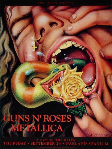 Vintage hot Guns N’ Roses poster