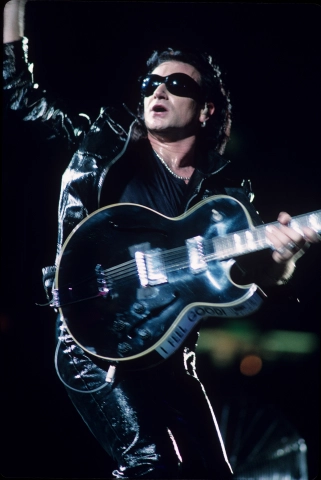 Bono Vintage Concert Photo Fine Art Print from Oakland Coliseum Stadium ...