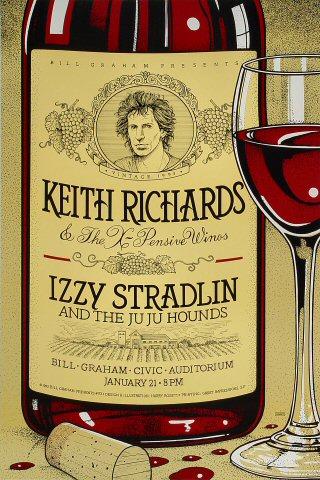 Keith Richards & The X-Pensive Winos Poster