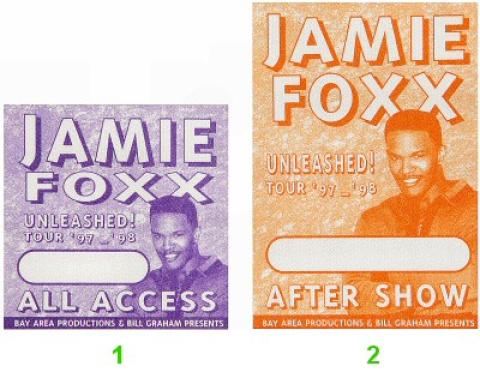 Jamie Foxx Backstage Pass