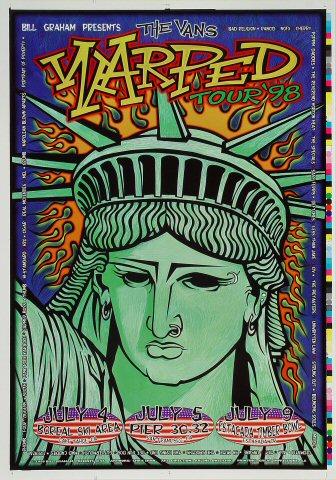 Bad Religion Vintage Concert Poster from Boreal Ski Area, Jul 4