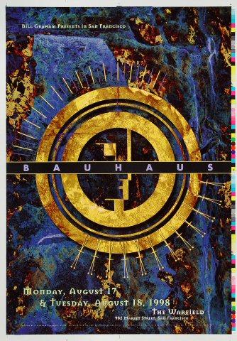 Bauhaus Vintage Concert Poster from Electric Factory, Sep 8, 1998