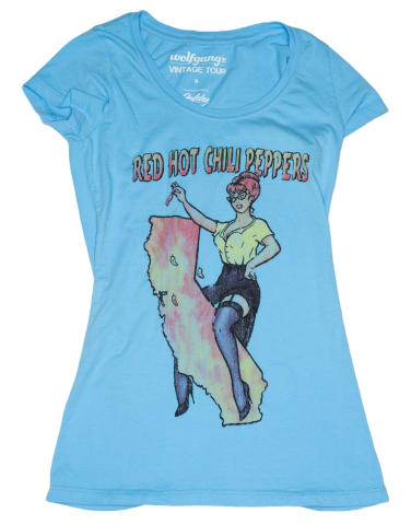 Red Hot Chili Peppers Women's Vintage Tour T-Shirt