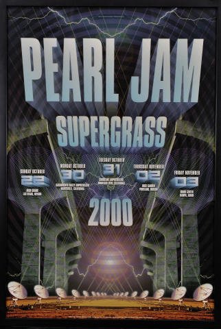 Pearl Jam Framed Poster