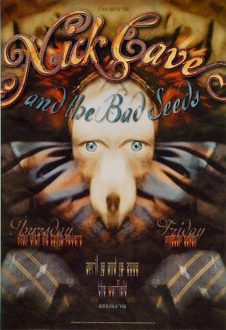 Nick Cave & the Bad Seeds Vintage Concert Poster from Fillmore