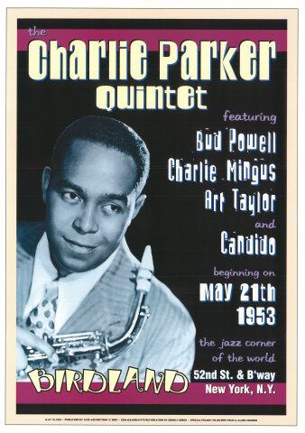 Charlie Parker Quartet Poster