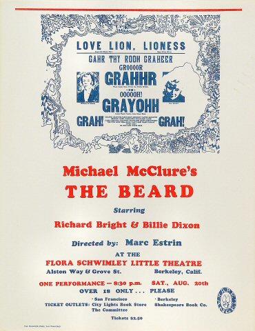 Summer of Love Festival Vintage Concert Poster from Golden