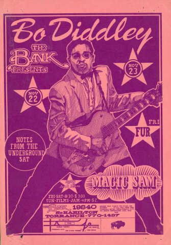 Bo Diddley Handbill