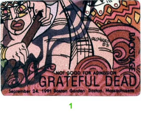 Grateful Dead Backstage Pass
