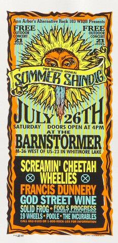 The Screamin' Cheetah Wheelies Handbill