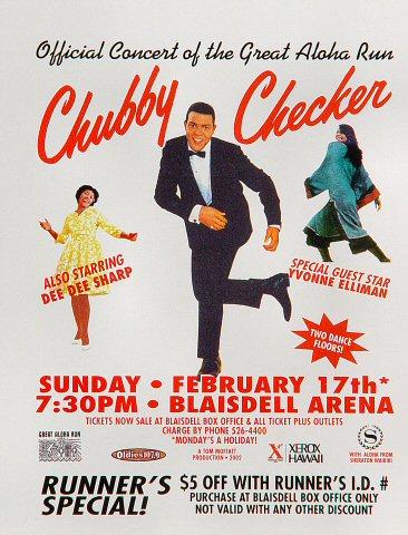 Chubby Checker Handbill