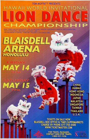 Lion Dance Championship Poster
