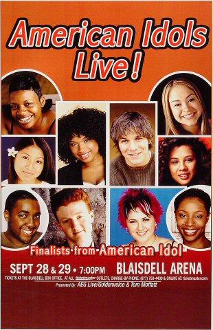 American Idols Live Poster