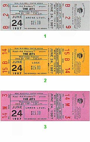 The Jets Vintage Ticket