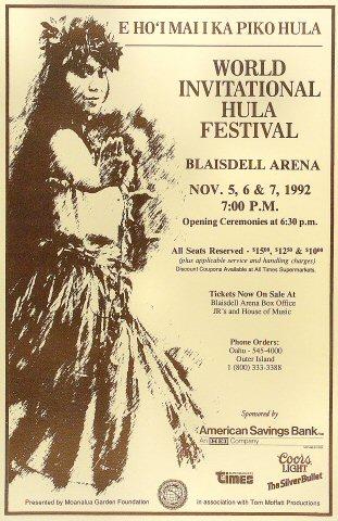 World Invitational Hula Festival Poster