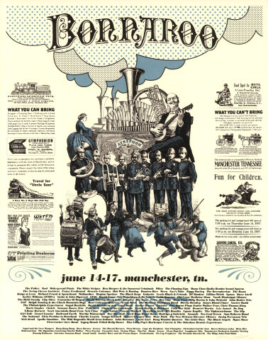 Bonnaroo Music Festival Silkscreen