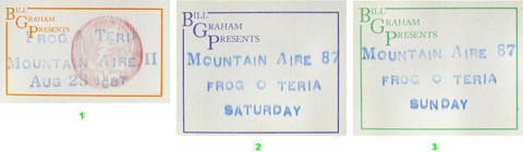 Mountain Aire Music Festival Backstage Pass