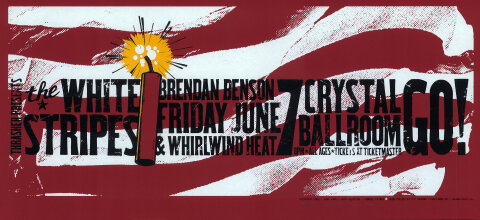 White Stripes Silkscreen