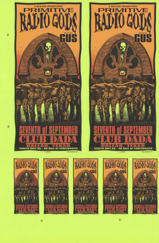 Primitive Radio Gods Vintage Concert Proof from Club Dada, Sep 7