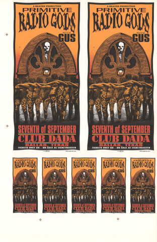 アート・デザイン・音楽 PR:OUD - TROTS OP LEEFTIJD Primitive Radio Gods Vintage Concert Poster from Club Dada, Sep 7