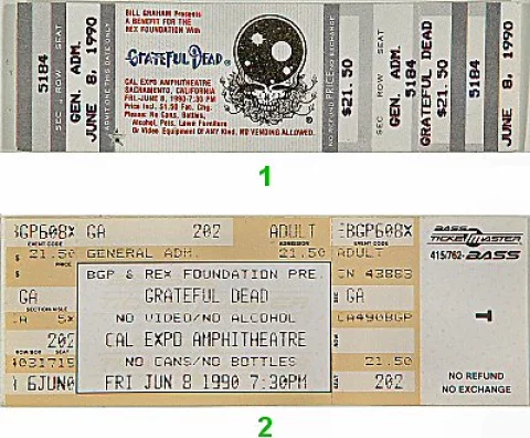 Original Concert Ticket Grateful Dead 1970 June 47 TICKET Fillmore West