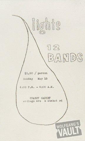 12 Bands at the Chabot Market Handbill