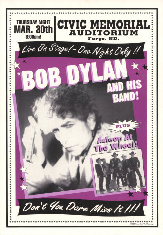 Bob Dylan & The Band Poster